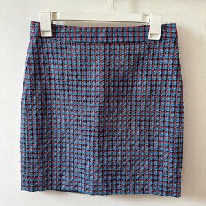 Marc Jacobs Gingham Plaid Pencil Skirt